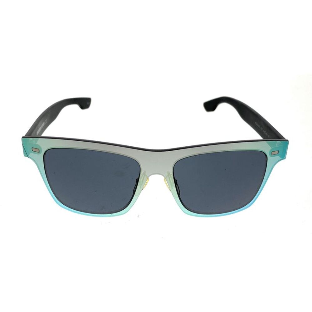 Defective: McQ MQ0008S-005 Clear Rectangle Sunglasses